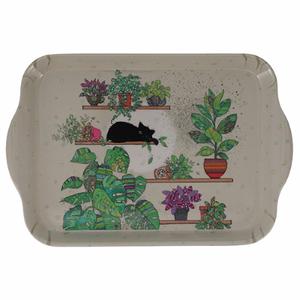 pme34h03-plateau-melamine-chaton-plantes-kiub-bug-art-pm-beige-vert-noir-14x20-8x2-2-cm