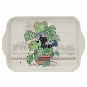 pme34h06-plateau-melamine-chaton-monstera-kiub-bug-art-pm-beige-vert-noir-14x20-8x2-2-cm