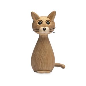 kb2474-lotspfig-2097-figurine-decoratif-kubbick-brave-cat-marron-tu