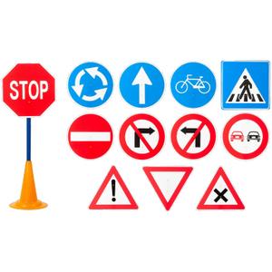 p2844-panneau-de-signalisation-kuebler-sport-traffic-x12-rouge-32x86-cm