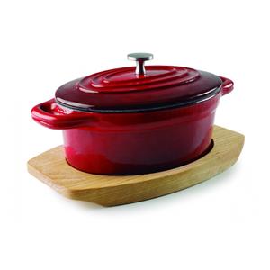 25857-cocotte-ovale-avec-couvercle-lacor-magma-13x10-cm-rouge-tu