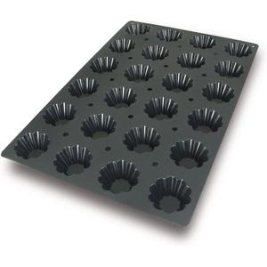 66760-moule-en-silicone-briochette-lacor-noir-79x35-mm