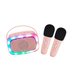 lalar-karatwo-wlights-rose-microphone-sans-fil-avec-lumiere-enfant-lalarma-copenhagen-karaoke-party-rose-tu