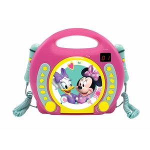 rcdk100mn-kit-de-musique-lecteur-cd-portable-2-microphones-disney-minnie-lexibook-rose-26-3x10x20-9-cm