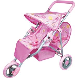 a2203168-jeux-d-eveil-poussette-jumeaux-lissi-dolls-rose-argente-40x32x10-cm