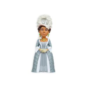mx12-ent-bgtnqc-figurine-minix-bridgerton-queen-charlotte-gris-blanc-12-cm