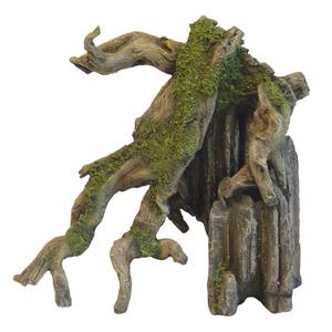 28753-decoration-pour-aquarium-nobby-pet-mangrove-at-rock-marron-vert-34-5x16x33-cm