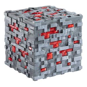 nob3725-decoration-noble-collection-minecraft-illuminating-redstone-ore-cube-gris-10-cm