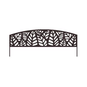 2019472-bordure-metal-decoratif-a-planter-nortene-athea-border-brun-40x100-cm