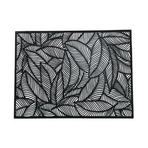 014245-set-de-table-rectangle-feuille-opjet-noir-45x30-cm