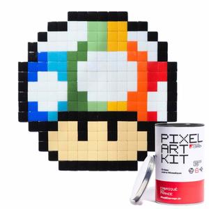 kb2095-kit-de-decoration-pixel-corner-rainbow-pixel-art-shroom-20x20-cm