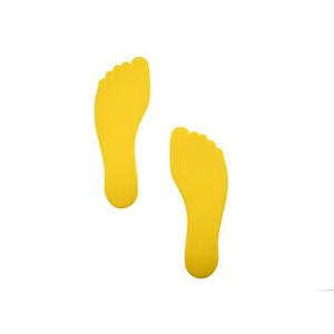 edb027y-marqueurs-de-sol-en-forme-de-pied-pre-sport-x6-yellow-tu