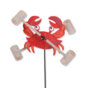 pk21871-girouette-premier-kites-12-in-whirligig-spinner-crab-rouge-gris-30x28-cm-51-cm