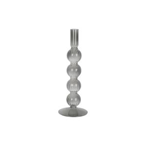 pt3728bk-bougeoir-verre-present-time-swirl-bubbles-large-noir-9x25x9-cm