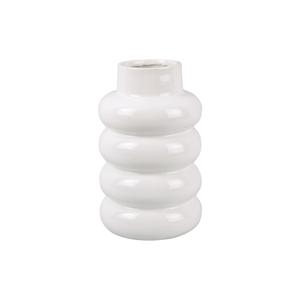 pt3946wh-vase-ceramique-emaillee-present-time-bobbly-large-blanc-24x15-cm