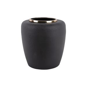 pt4009bk-vase-metalique-texture-present-time-dex-black-33x35-5-cm