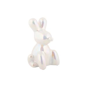 pt4228wh-statuette-present-time-balloon-bunny-white-plated-9x15-cm