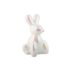 pt4229wh-statuette-present-time-balloon-bunny-large-white-plated-11-5x20-cm