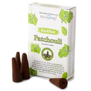 inc668-cones-d-encens-backflow-patchouli-37428-puckator-stamford-blanc-vert-4x1x1-cm