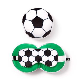 cush322-coussin-de-voyage-2en1-avec-masque-yeux-relaxeazzz-ballon-de-football-noir-blanc-vert-15x15x10-5-cm