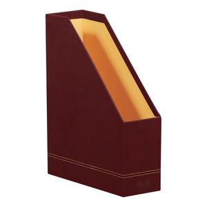 194542c-porte-revues-simili-cuir-italien-rhodia-rhodiarama-lie-de-vin-10x25x31-cm