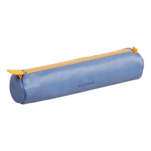 318898c-trousse-ronde-simili-cuir-italien-rhodia-saphir-21x5-5-cm