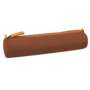 319044c-trousse-ronde-simili-cuir-italien-rhodia-cuivre-21x5-5-cm