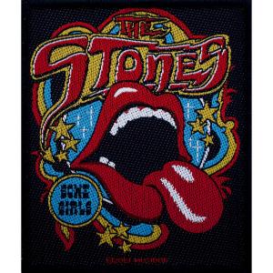 p1182-patch-textile-rock-a-gogo-the-rolling-stones-some-girls-noir-multicolore-8-5x10-cm