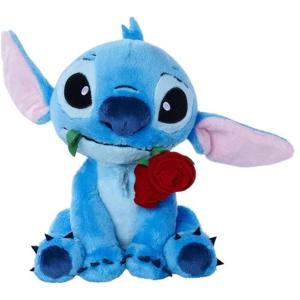 651dis168-peluche-simba-disney-peluche-stitch-avec-rose-25cm-bleu-turquoise-25-cm