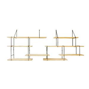 link-duoab-etagere-murale-studio-hausen-duo-link-shelf-ash-black-280x96x24-cm