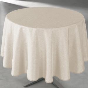 cyl-229-01-nappe-de-table-anti-tache-ronde-univers-decor-beige-160-cm
