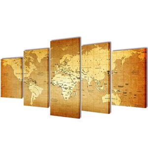 241597-toiles-murales-imprimees-carte-du-monde-vidaxl-dore-200x100-cm