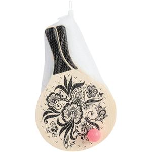 a2201247-raquette-bois-combi-wdk-partner-beach-ball-blanc-noir-38x4x23-cm