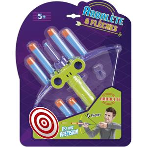 a2301165-jeux-d-action-arbalete-6-fleches-wdk-partner-vert-bleu-violet-31x3x24-7-cm